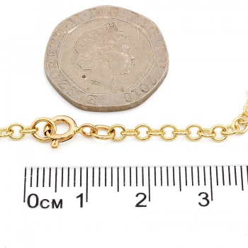 9ct gold 7½ ins trace Bracelet